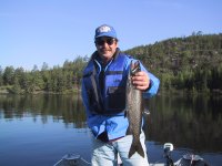 Dave and a lake trout...