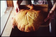 Thanksgiving 2000 - vegetarian turkey...