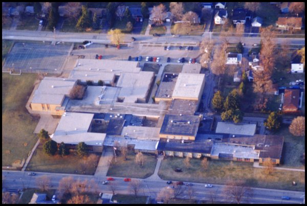 Aerial view of Highland School...